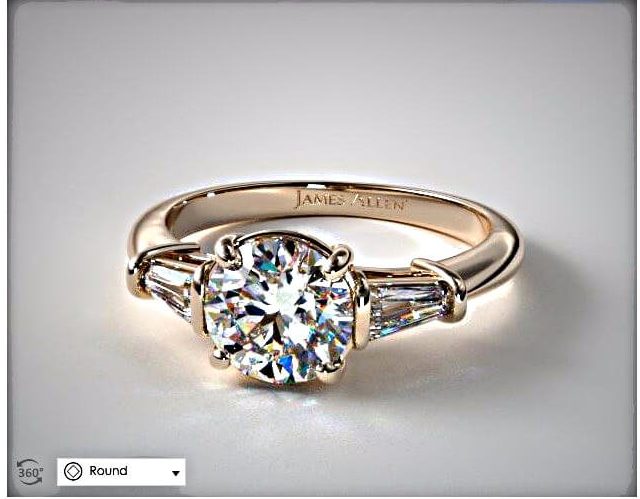 Ringmodell mit Seitensteinen von James Allen Entdecken Sie hunderte handgefertigte Ring-Designs