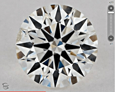 SI2 GIA True Hearts™️ Farbe H 0.90ct Feather SI2 GIA True Hearts™️ Farbe H 0.90ct Feather