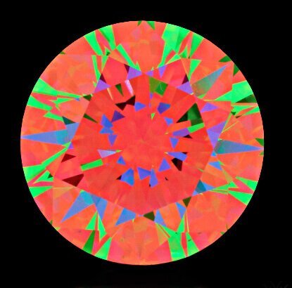 Ungenügende deformierte Pfeil-Formationen Ungenügende Pfeil-Formationen die weit unter Durchnittlicher Schliff-Qualitäten eines Hearts-and-Arrows sind