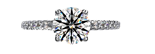 Solasfera - ein Diamantschliff, der modifizierte Brillantschliffe unter den rund geschliffenen Diamanten auf Grund in seiner Brillanz besonders prägt