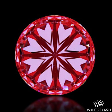 Hearts - Alle 8 Herzen mit bester Symmetrie A Cut Above 0.802ct G VS1 Alle 8 Herzen des unteren Teils mit bester Symmetrie A Cut Above 0.802ct G VS1 - Diamanten mit Super Ideal Cut