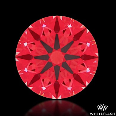 Ideal-Scope-des Diamanten mit dem Schliff A Cut Above 0.802ct G VS1 Whiteflash Ideal-Scope-des Diamanten mit dem Schliff A Cut Above 0.802ct G VS1 - Diamanten mit Super Ideal Cut