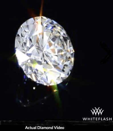 Whiteflash Hearts & Arrows Diamant, 0,602 ct G, VS2 im Video